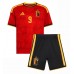 Belgicko Romelu Lukaku #9 Domáci Detský futbalový dres MS 2026 Krátky Rukáv (+ trenírky)